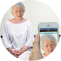 Report your symptoms to your physician from the comfort of your home